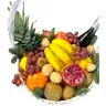 Праздничная фруктовая корзина «Кабы не было зимы»